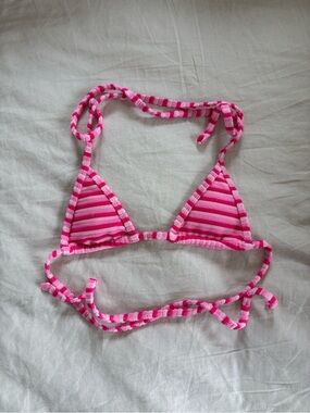 HOAKA Swimwear x Claudia Pink Thong Bikini